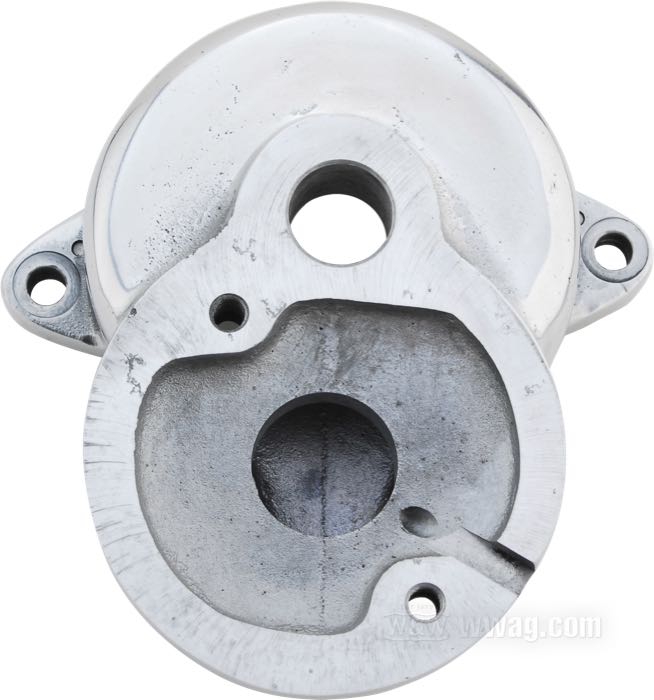 Startergehäuse; für Prestolite Typ Startermotoren; passend für Big Twin 1965-early 1979; Aluminiumguss; ersetzt OEM HD 31465-65; Bruttogewicht: 450 g