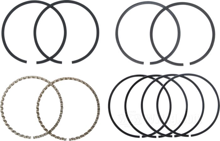 S&S Piston Ring Sets 3-5/8” Big Bore for Forged Pistons OHV 1936-1984