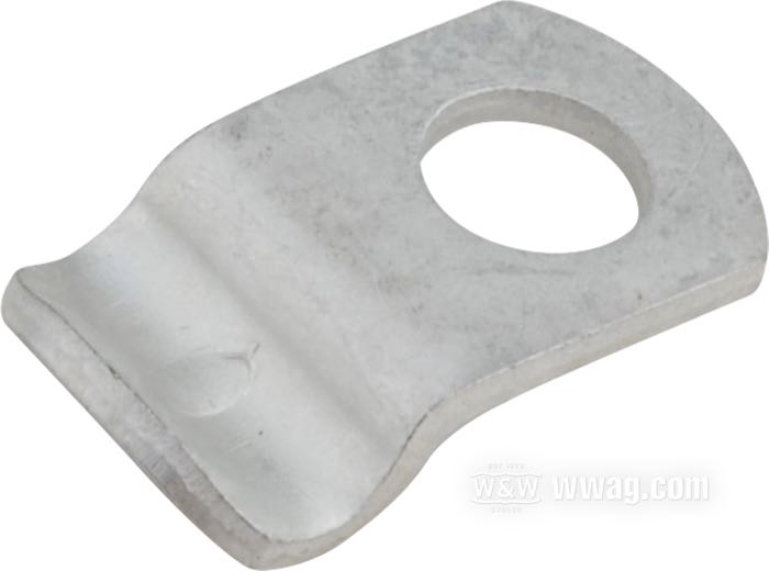 Clamp; for Throttle cable; fits models with Glide fork 1952-1968; and circuit braker wire FL 1970-1979; steel; replaces OEM HD 56609-52; gross weight: 10 g