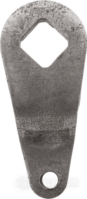 Leva freno di Paughco; per Albero traverso; atto per Big Twin 1936-1957; sinistra; acciaio, naturale, 1 foro; rimpiazza OEM HD 42556-36; peso lordo: 96 g