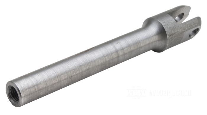 Forcella asta di Paughco; per Asta freno; atto per Big Twin 1930-1957 e modelli W 1937-1952; posteriore sinistra; acciaio, naturale; lunghezza: 11.5 cm; rimpiazza OEM HD 42273-30; peso lordo: 84 g