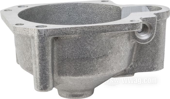 Float bowl »Type C« by S&S; for S&S Super B carburetors; cast aluminum; gross weight: 200 g