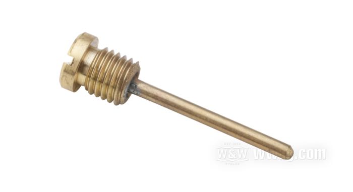 Achse von S&S; für Schwimmer; für S&S Super B Vergaser; Messing; Bruttogewicht: 10 g