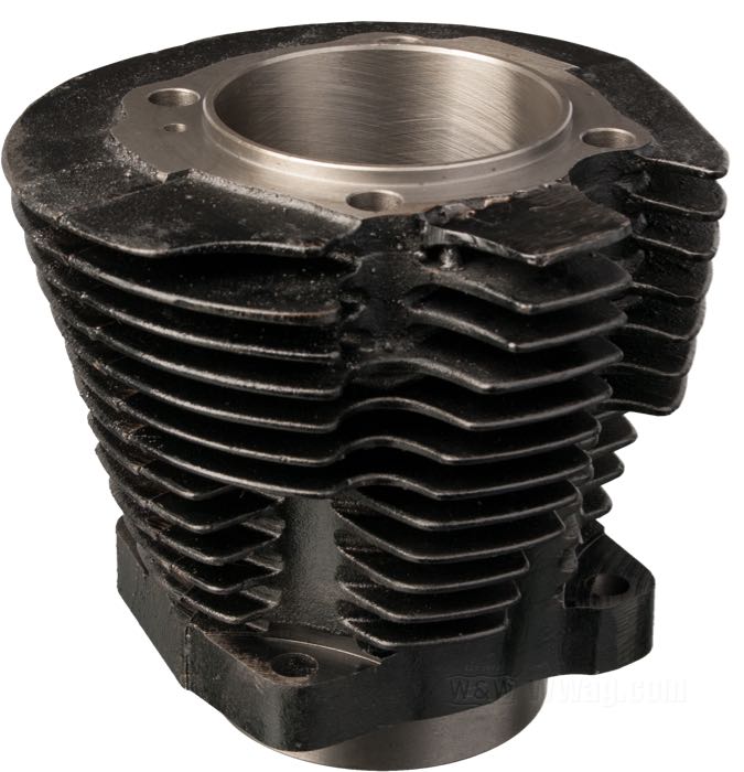 Zylinder; passend für 1000 cc Sportster late 1973-1985; hinten; Gusseisen, schwarz; Bohrung (Nennmaß): 3-3/16 ”; Innen-Ø: 80.85 mm; ersetzt OEM HD 16465-73C; Bruttogewicht: 5.96 kg