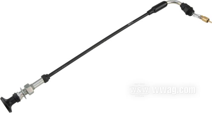 Câble de starter; pour carburateur HS40; acier / vinyle; poids brut: 70 g