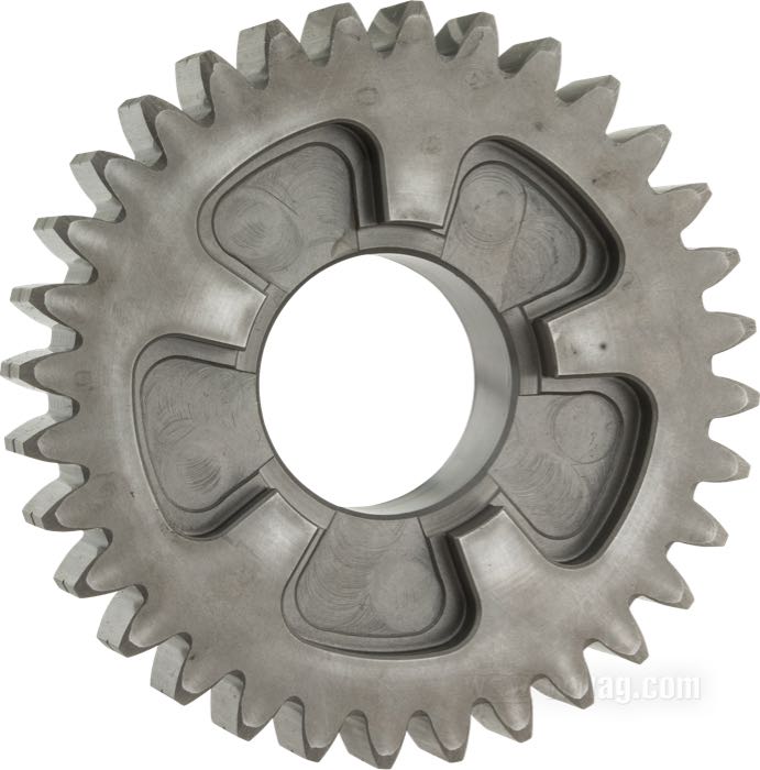 1st gear; for Counter shaft; fits Sportster 1991-2005; steel; number of teeth: 32; replaces OEM HD 35763-89A; USA