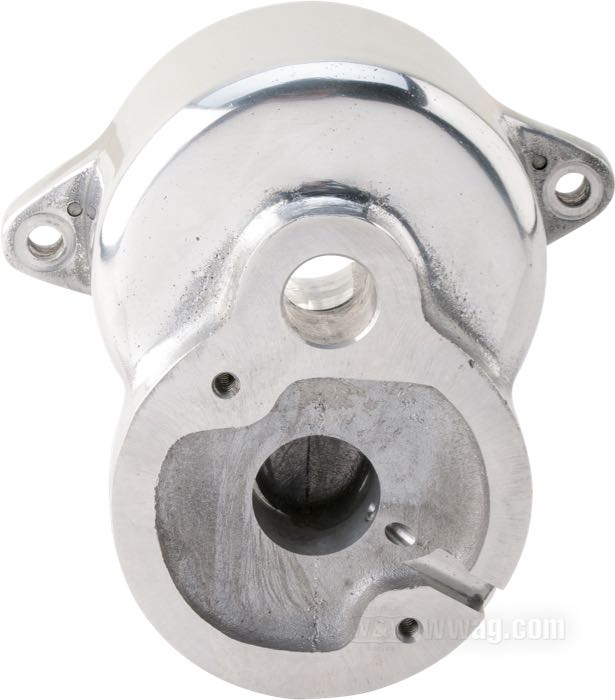 Startergehäuse; für Hitachi Typ Startermotoren; passend für Big Twin 1973-early 1979; Aluminiumguss; ersetzt OEM HD 31572-73; Bruttogewicht: 460 g