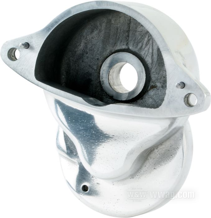 Startergehäuse; für Hitachi Typ Startermotoren; passend für Big Twin 1973-early 1979; Aluminiumguss; ersetzt OEM HD 31572-73; Bruttogewicht: 460 g