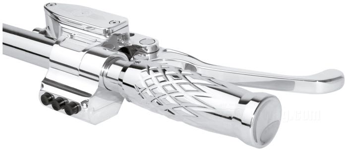 Button switch unit »Contour« by Performance Machine; for PM Contour handlebar controls; billet aluminum, three buttons