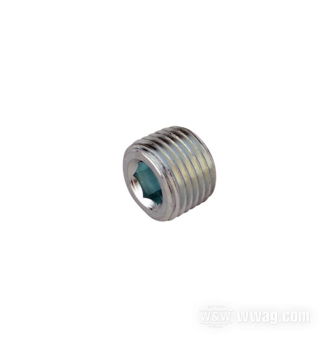 Plug by S&S; steel; thread: 1/8”-27 NPT; gross weight: 10 g