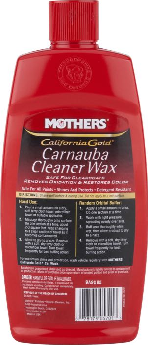 Wachspolitur »California Gold« von Mothers; flüssig; 480 ml; ersetzt OEM HD 99733-86T; Bruttogewicht: 510 g