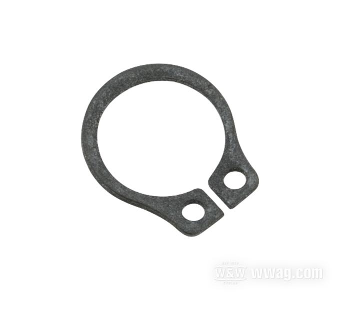 Anillo de seguridad; para Juntura para palanca de cambio; apropiado para FX late 1979-1984, FXSB/FXEF →1985; acero; reemplaza OEM HD 11016; peso bruto: 10 g