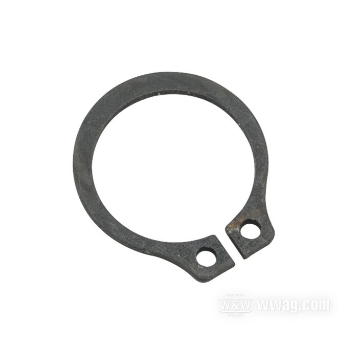 Anillo de seguridad; para lleva de cambio; apropiado para Big Twin de 4 marchas; también en: XL 1954-90; acero para resortes; reemplaza OEM HD 34040-52; peso bruto: 10 g
