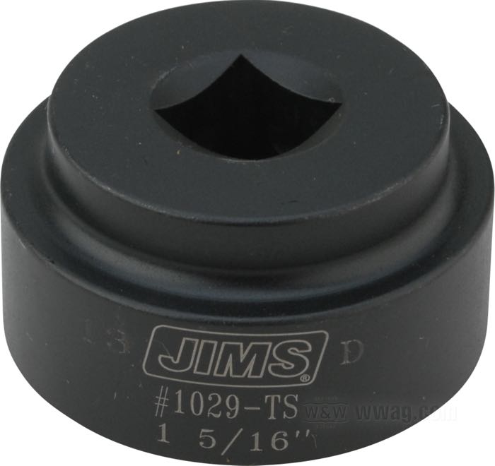 Vaso de Jims; para Tuerca / Eje de biela; apropiado para Big Twin 1954-1981 (primera serie); unión: 1/2”; tamaño pulgadas: 1-5/16”; EE. UU.; peso bruto: 220 g