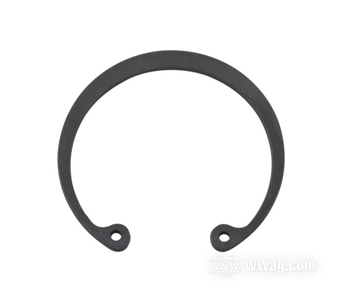 Anello d'arresto; per Rondella parapolvere; atto per tutte 1973-1983; acciaio per molle; rimpiazza OEM HD 11027; peso lordo: 30 g