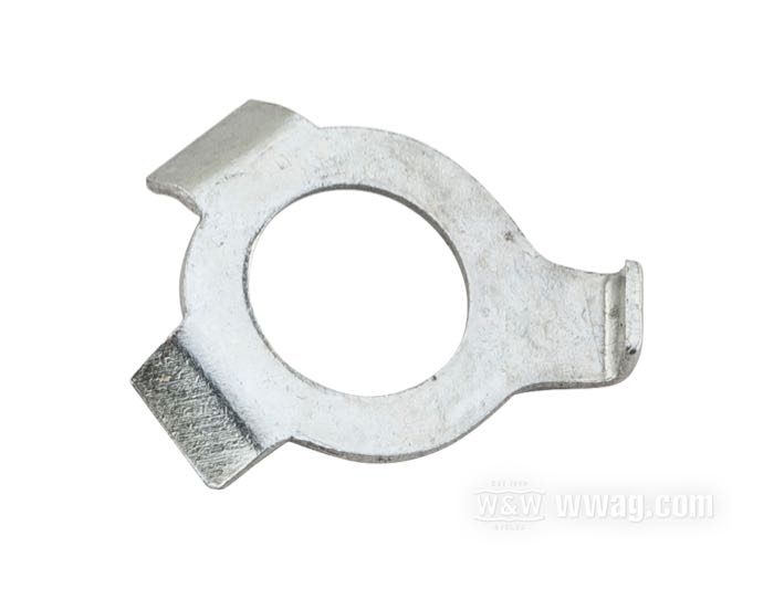 Arandela seguridad; para tornillo de montaje del cambio; apropiado para K, Sportster 1955-1990; acero; reemplaza OEM HD 34069-71; peso bruto: 10 g