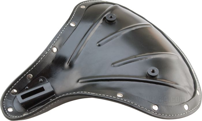 Monosella »KR Style«; vacchetta / acciaio, nero; lunghezza x larghezza: 410 x 350 mm; distanza delle molle o perni di fissaggio: 170 mm; filettatura dei bulloni di fissaggio: 5/16”-24; Europa; peso lordo: 2.73 kg