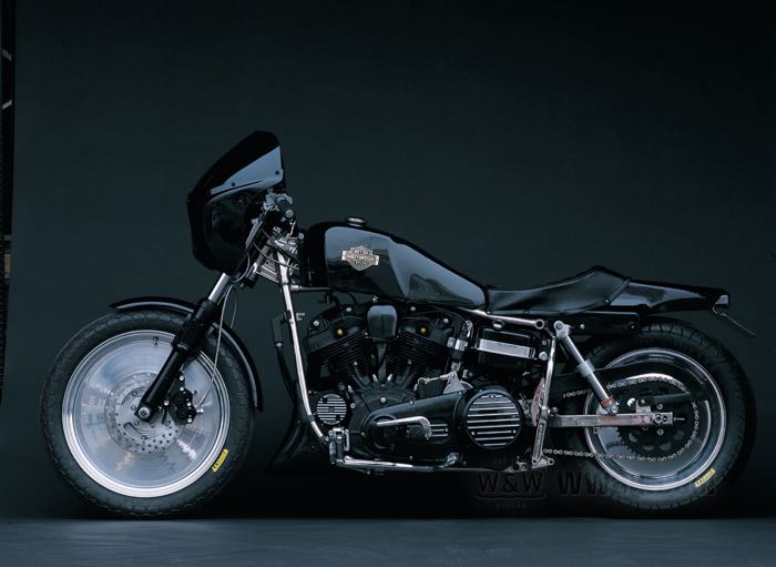 Swingarm »OEM Style« by Paughco; fits Big Twin 4-speed 1973-1984; chain drive; steel, chrome-plated; replaces OEM HD 47500-73; USA; gross weight: 3.9 kg