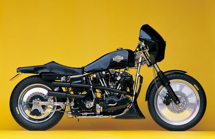 Swingarm »OEM Style« by Paughco; fits Big Twin 4-speed 1973-1984; chain drive; steel, chrome-plated; replaces OEM HD 47500-73; USA; gross weight: 3.9 kg