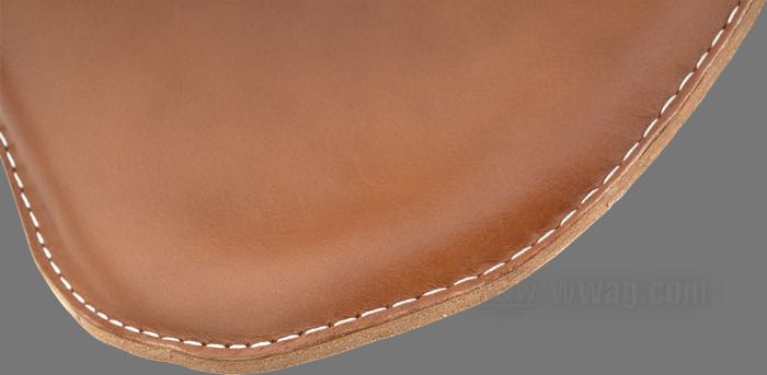 Monosella »Super Sport« di Samwel Supplies; vacchetta, marrone; lunghezza x larghezza: 400 x 385 mm; distanza delle molle o perni di fissaggio: 277 mm; filettatura dei bulloni di fissaggio: 5/16”-24; con kit di fissagio; peso lordo: 1.7 kg