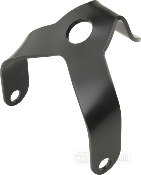 Scheinwerfer-Halter; passend für Springer Gabeln 1936-1945; ohne Hupenaufnahme; Stahl, schwarz, lackiert; ersetzt OEM HD 67810-36; Bruttogewicht: 180 g