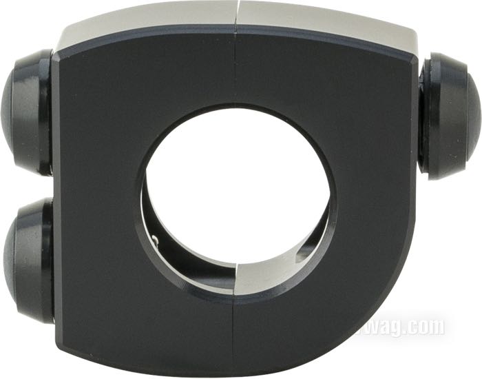Button switch unit »mo.switch« by motogadget; for Horn / Turn signal / Starter motor; for 1” handlebars; with three button switches; billet aluminum, black housing, black buttons; width: 20.5 mm; Ø 49 mm; Germany; gross weight: 96 g