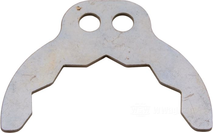 Lámina de seguridad; para Eje de biela; apropiado para Big Twin 74“ OHV 1941-1953, Sportster 1957-1980; acero; reemplaza OEM HD 23971-41; peso bruto: 7 g
