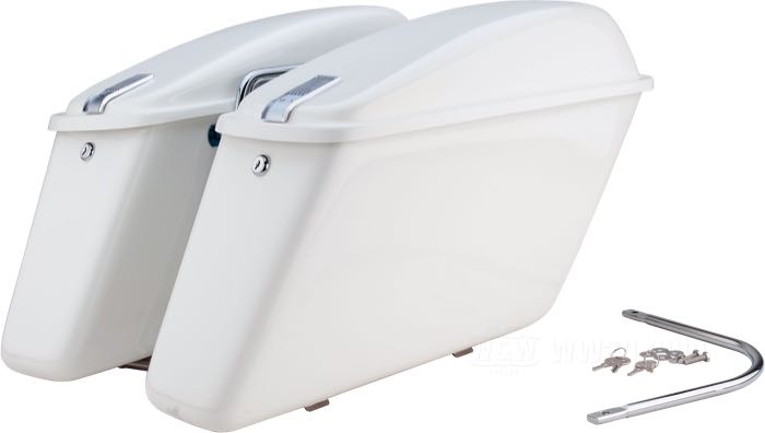 Valigie; atto per FL 1958-1976; fibra di vetro, bianco; L x L x A: 54 x 20 x 37 cm; con supporti e minuteria; rimpiazza OEM HD 90849-59C e 90849-77; peso lordo: 10.3 kg
