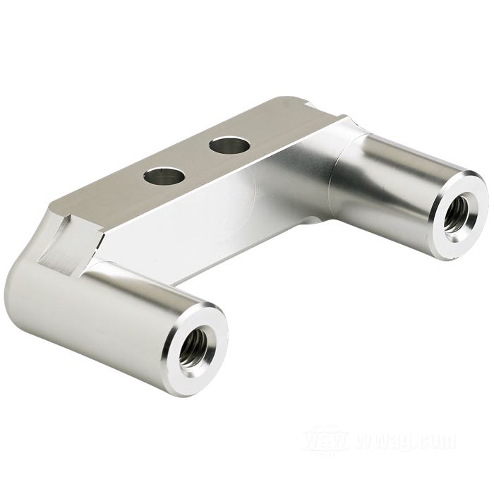 Soporte »FiltroMax« de Lowbrow Customs; para Soporte del motor; apropiado para Big Twin 1970-1999; aluminio macizo, pulido; con tornillos; peso bruto: 584 g
