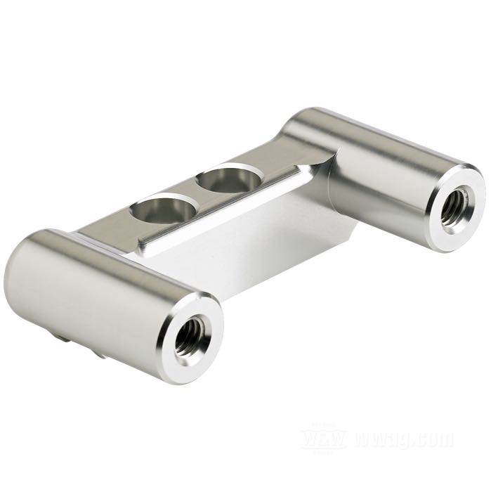 Soporte »FiltroMax« de Lowbrow Customs; para Soporte del motor; apropiado para Big Twin 1970-1999; aluminio macizo, pulido; con tornillos; peso bruto: 584 g