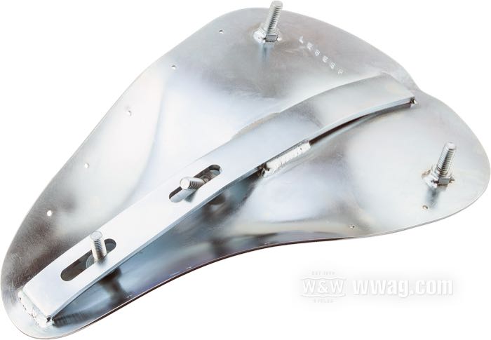 Base sella »Narrow« di LeBeeF; per Monosella; acciaio, zincato; lunghezza x larghezza: 318 x 208 mm; filettatura: 5/16”-18; distanza delle molle o perni di fissaggio: 152 mm; Spagna; peso lordo: 1.12 kg