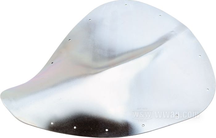 Base sella »Wide« di LeBeeF; per Monosella; acciaio, zincato; lunghezza x larghezza: 320 x 252 mm; filettatura: 5/16”-18; distanza delle molle o perni di fissaggio: 180 mm; Svezia; peso lordo: 1.14 kg