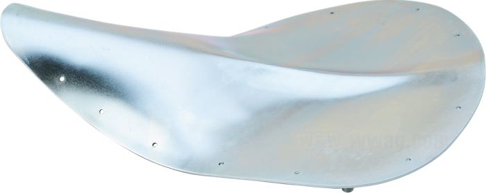 Base sella »Wide« di LeBeeF; per Monosella; acciaio, zincato; lunghezza x larghezza: 320 x 252 mm; filettatura: 5/16”-18; distanza delle molle o perni di fissaggio: 180 mm; Svezia; peso lordo: 1.14 kg