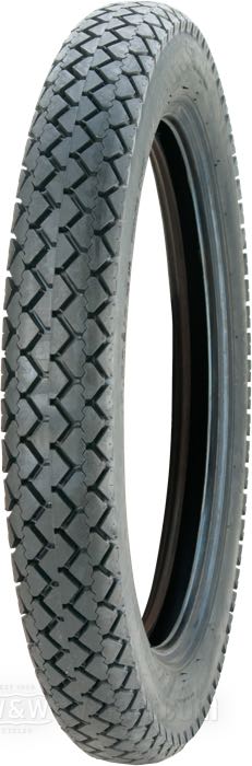 Pneumatico »Safety Mileage Mk II« di Avon Tyres; gomma / acciaio; Punto installazione: anteriore o posteriore; 3.50-19 57S; per uso con camera; cerchi permessi min-mass: 1.85 - 2.50; omologato ECE R75, omologato DOT; peso lordo: 5.2 kg