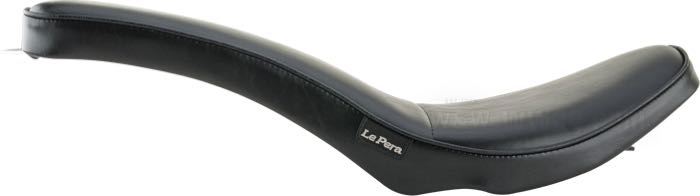 Sella biposto »Cobra Standard« di Le Pera; atto per FL(H) 1965-1984, FX 1971-1986; similpelle, nero; lunghezza x larghezza: 730 x 250 mm; U.S.A.; peso lordo: 3.3 kg