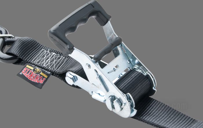 Correa tensora »Fat Strap« de Powertye; acero / nylon, negro; largo x ancho: 220 cm x 38 mm; con estuche de transporte robusto de cordura; EE. UU.; peso bruto: 4.84 kg