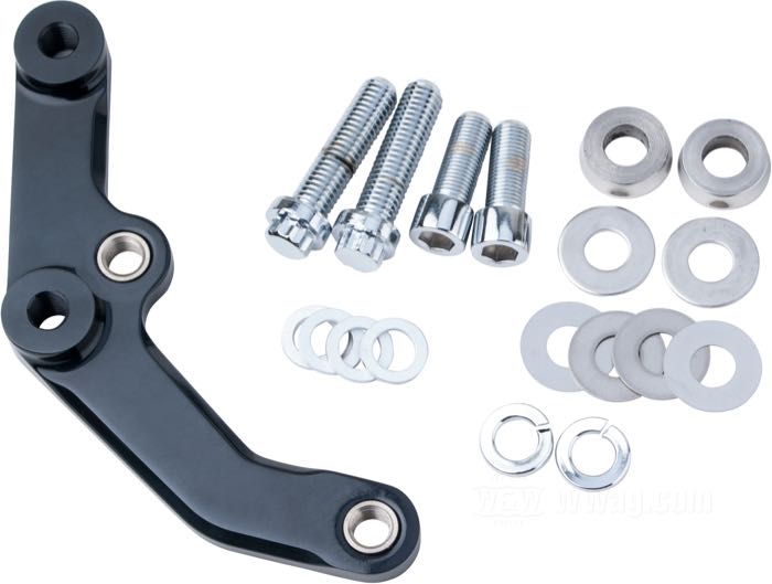 Supports étrier avant 11.5” Sportster, Dyna et Softail 2000→