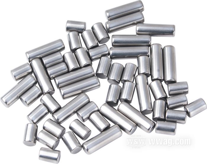 Bearing roller set; for Connecting rods; fits Big Twin 1973-1986; steel, length 0.294” / 0.585”; Ø 0.1881”; Over-/Undersize: +0.0006 ”; tolerance class: RBEC 1; replaces OEM HD 9444A, and 9182; gross weight: 72 g