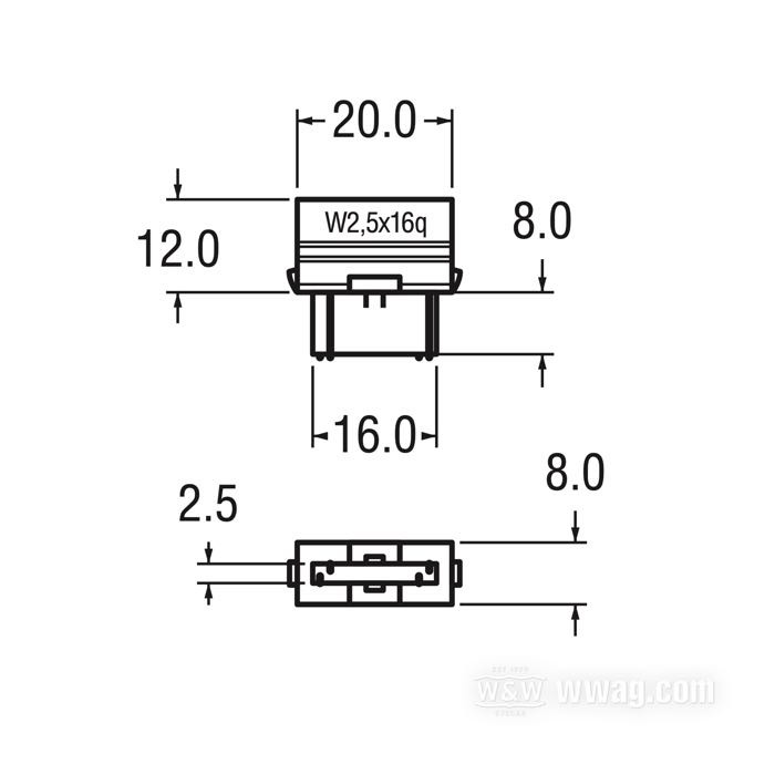 Bombilla de Jahn; para Piloto trasero; cristal / acero; tipo de bombilla: P27/7W; 12 V; 21/7 W; casquillo: W2.5x16q; reemplaza OEM HD 68167-04; peso bruto: 9 g