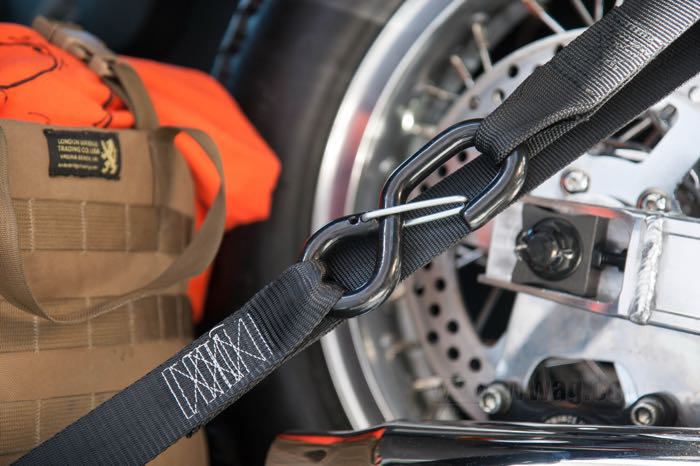 Correa tensora »Fat Strap« de Powertye; acero / nylon, negro; largo x ancho: 220 cm x 38 mm; con estuche de transporte robusto de cordura; EE. UU.; peso bruto: 4.84 kg