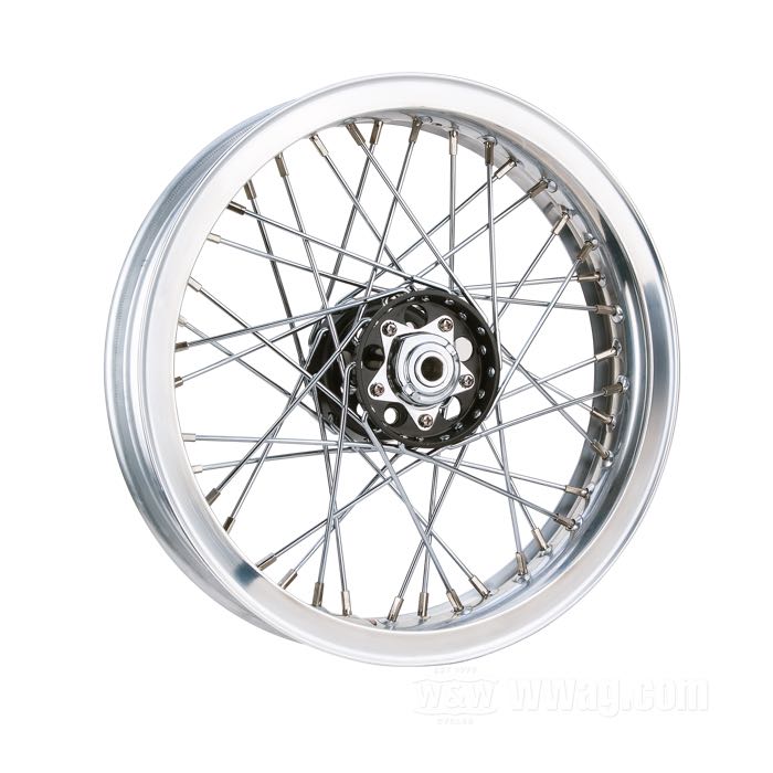 Wheels with Tapered Roller Star Hub and Flanged Aluminum Rim
