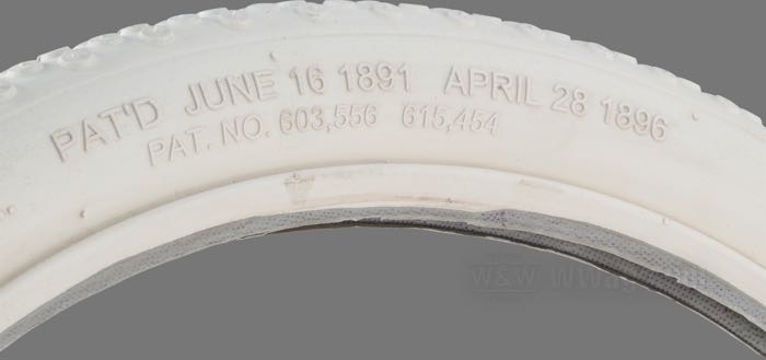 Wulstreifen »Knobby« von Coker Tire; für 22” Wulstfelgen; Gummi, weiß; Montageposition: vorne oder hinten; Größe: 28 x 3”; Bruttogewicht: 4.66 kg
