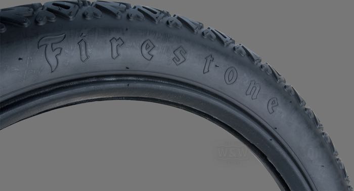 Neumático clincher »Firestone NON-SKID« de Coker Tire; para 22” llantas clincher; goma, negro; posición: delantero o trasero; medida: 28(22) x 3”; peso bruto: 3.54 kg