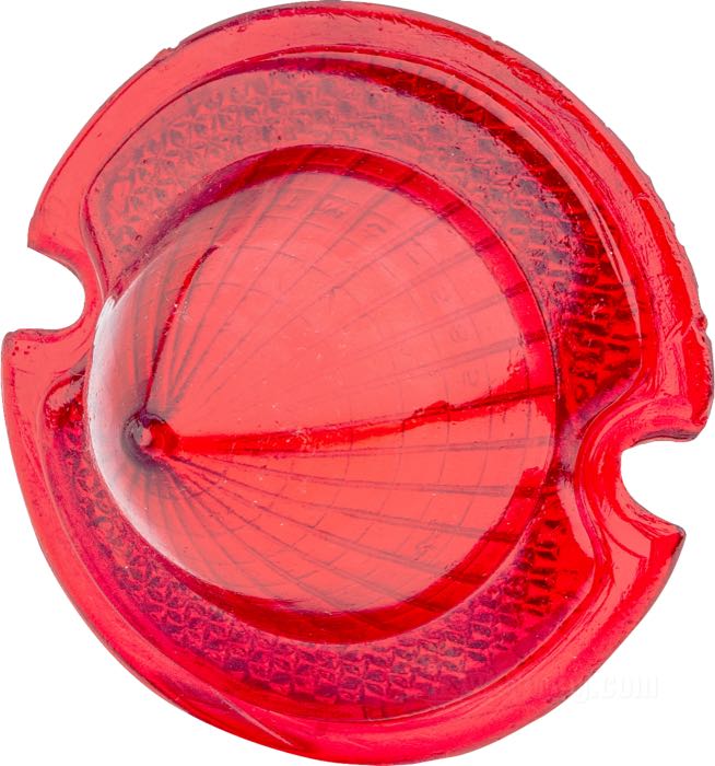 Cabochon pour feu arrière »Bullet« de Mooneyes; pour Feu arrière 33-36 Ford; plastique, rouge; profondeur: 65 mm; Ø 89 mm; poids brut: 57 g