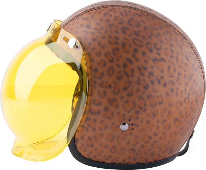 Visière »Bubble« de Bandit Helmets; polycarbonate, jaune; largeur x hauteur: 21 x 21.5 cm; Chine; poids brut: 220 g