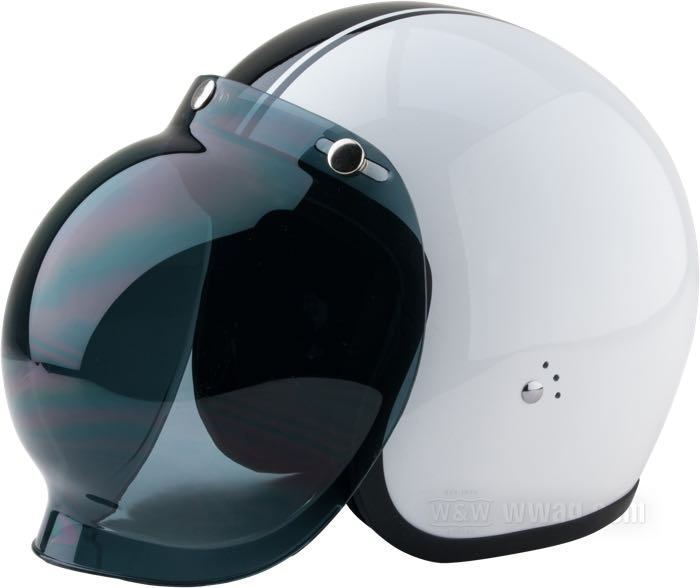 Visier »Bubble« von Bandit Helmets; Polycarbonat, getönt; Breite x Höhe: 21 x 21.5 cm; China; Bruttogewicht: 100 g