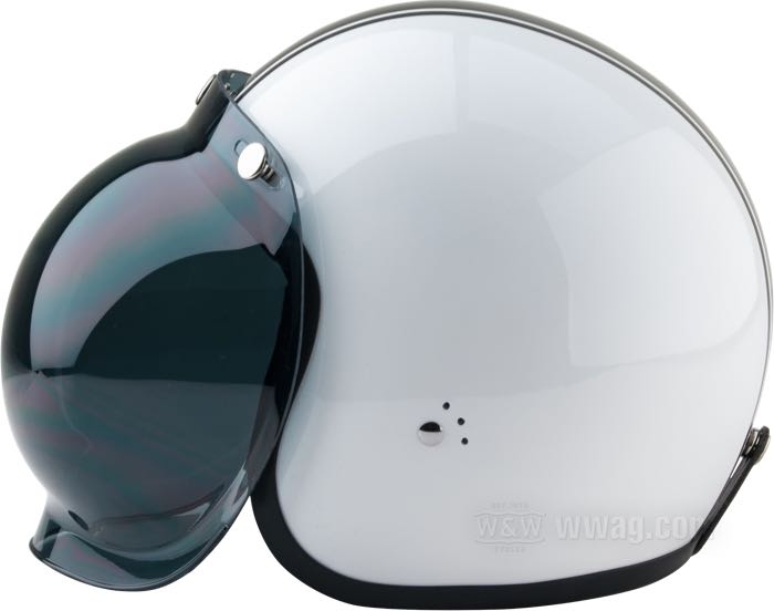 Visier »Bubble« von Bandit Helmets; Polycarbonat, getönt; Breite x Höhe: 21 x 21.5 cm; China; Bruttogewicht: 100 g