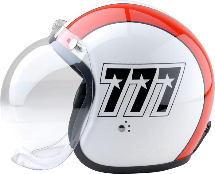Visier »Bubble« von Bandit Helmets; Polycarbonat, klar; Breite x Höhe: 21 x 21.5 cm; China; Bruttogewicht: 140 g