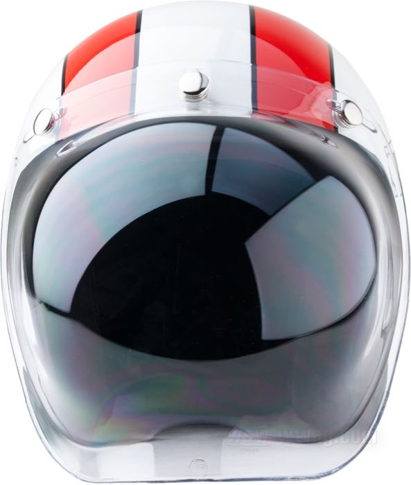 Visier »Bubble« von Bandit Helmets; Polycarbonat, klar; Breite x Höhe: 21 x 21.5 cm; China; Bruttogewicht: 140 g