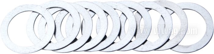 Shim; for Rocker arm; fits Evolution; steel; ID x OD: 15.1 x 20.8 mm; 0.5 mm thick; gross weight: 10 g